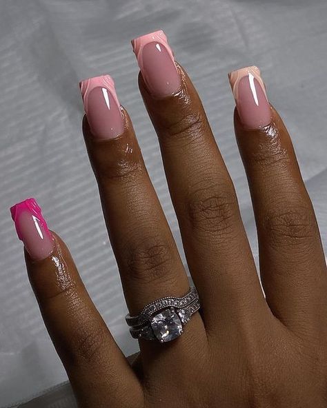 Pink Nails With Bow, Beginner Nail Designs, Shade Of Pink, Nails Today, Summery Nails, Girly Acrylic Nails, Mermaid Nails, Creative Nail Designs, Classy Acrylic Nails