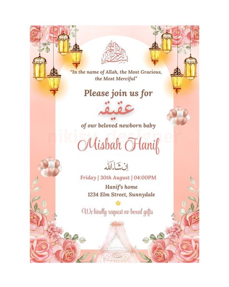 Recent USA client work Aqiqah Ceremony Digital Card. Celebrate with us by sharing the joy through our custom digital Aqiqah Invite. 🍼✨ #digitaljoy #newbeggining❤️ #babyboyannouncement #babyannocementcard #newborn #aqiqahinvitation #aqiqahcard #aqiqah #aqiqahinvitationvideo #aqiqahinvitationcard #sunnah #islam #welcombaby #babycard #bundleofjoy #newbaby Aqiqah Invitation Cards, Aqiqah Ceremony, Aqiqah Invitation, Indian Invitation, Indian Invitation Cards, Indian Invitations, Baby Boy Announcement, Baby Announcement Cards, Digital Card