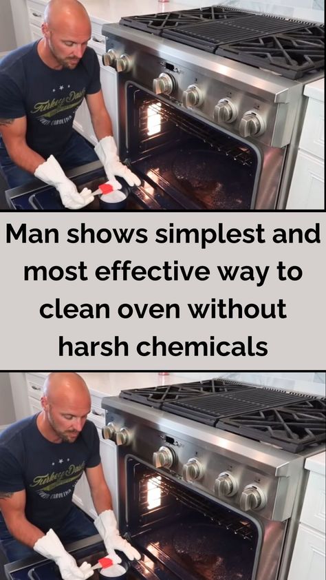 All you need is a few simple ingredients and time.  How often do you find yourself scrubbing your oven? If you’re like most people, it’s probably not as often as you should. Over time, all those spills from roasts, casseroles, and pies can really add up.  And let’s be honest, no one likes the lingering smell of yesterday’s dinner.  But what if you could clean your oven without resorting to harsh chemicals? Mr. Gizmo has a solution that’s both effective and eco-friendly. Oven Cleaning Hacks White Vinegar, Clean Oven Naturally, How To Clean Bottom Of Oven, Safe Oven Cleaner, Oven Window Cleaning, How To Clean An Oven Without Chemicals, How To Clean Oven Easy, Cleaning Oven Easy, How To Clean The Oven