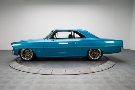 1967 Blue Chevrolet Nova Pro Touring LS7 660hp V8 | Gear X Head 67 Nova, Chevy Nova Ss, Pro Touring Cars, Limo Driver, Old Muscle Cars, Muscle Cars For Sale, Gm Car, Chevy Muscle Cars, Driving Lessons