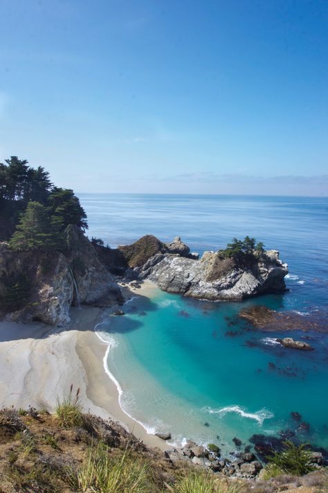 Looking for tips for your Pacific Coast Highway road trip itinerary? I'm a native Californian who has hiked and camped around the world. Here are my faves. Pch Road Trip, Pacific Coast Road Trip, Pacific Coast Highway Road Trip, Mcway Falls, West Coast Road Trip, California Travel Road Trips, Pacific Coast Highway, Trip Itinerary, California Coast