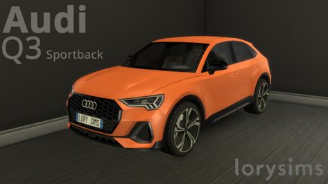 Sims 4 Car Mod, Audi Q3 Sportback, Sims 4 Cars, Los Sims 4 Mods, Lamborghini Models, Sims 4 Black Hair, Free Sims 4, The Sims 4 Packs, Sims 4 Game Mods