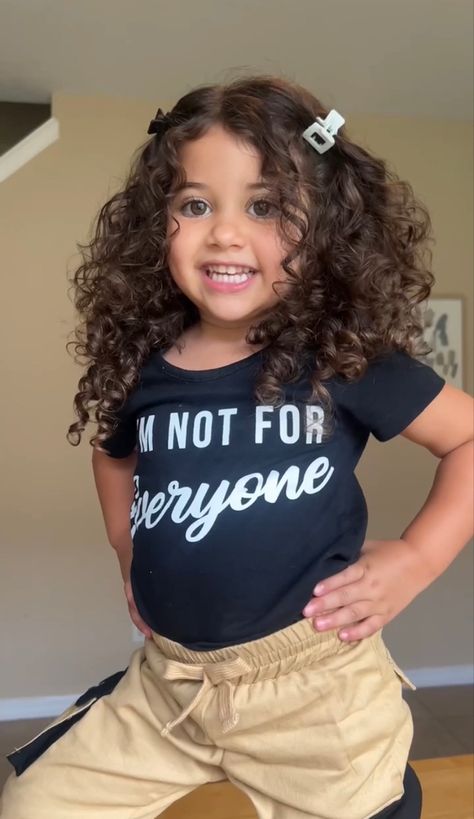 Curly Hair Babies, Curly Baby Girl, Babies With Curly Hair, Curly Hair Baby Girl, Hairstyles For Very Curly Hair, Curly Hair Toddler, Baby Curly Hair, Kids With Curly Hair, Curly Hair Kids