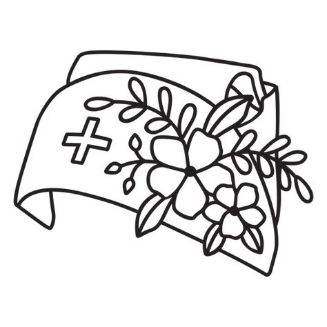 Flower branch nurse hat outline #AD , #branch, #Flower, #hat, #outline, #nurse Nurse Cap Tattoo, Nursing Lamp Tattoo, Nurses Hat Tattoo, Nurse Flower Tattoo, Nurse Hat Drawing, Nurse Hat Tattoo Ideas, Nursing Tattoo Ideas, Nurse Traditional Tattoo, Subtle Nurse Tattoo