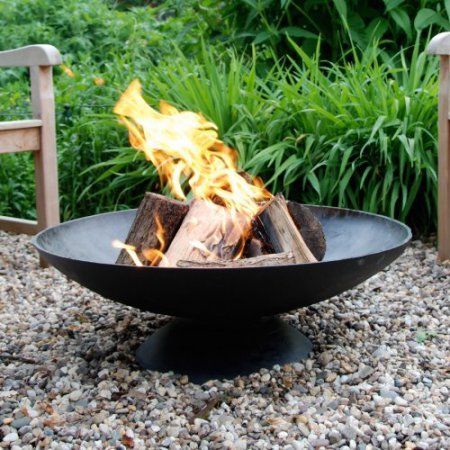 Esschert Design Giant Fire Pit Portable Fire Pit Ideas, Fire Pit Essentials, Fire Pit Gallery, Portable Fire Pit, Outside Fire Pits, Easy Fire Pit, Fire Pots, Modern Fire Pit, Fire Pit Ring