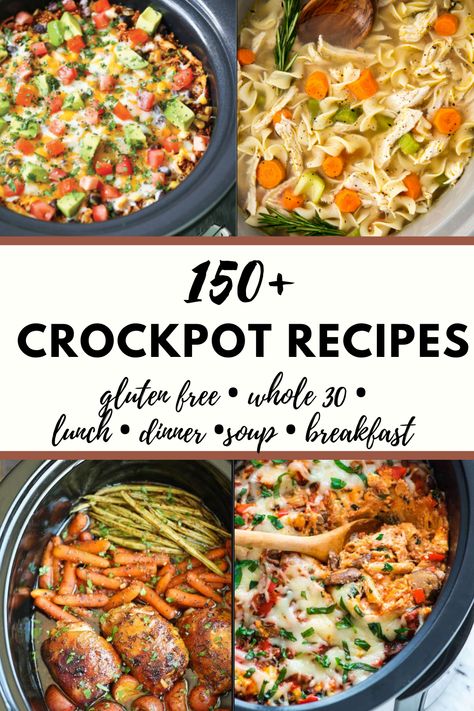 The Ultimate List of 150+ Crockpot Recipes - Eat Play CBUS Easy Crockpot Dinners Dairy Free, Df Crockpot Meals, Whole Meal Crockpot Dinners, Crock Pot Gluten Free Recipes Dinners, Crockpot Recipes Lactose Free, Full Crockpot Meals, Healthy Simple Crockpot Recipes, Gluten Free Crockpot Dinners, Healthy Crockpot Meals Dairy Free