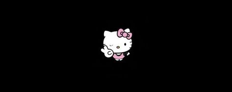 Discord Banner Black And Pink, Black And Pink Aesthetic Banner, Long Widget Black, Hello Kitty Banner Discord, Black Pink Banner, Hello Kitty Discord Banner, Medium Widget Black, Hello Kitty Widget Long, Hello Kitty Twitter Header