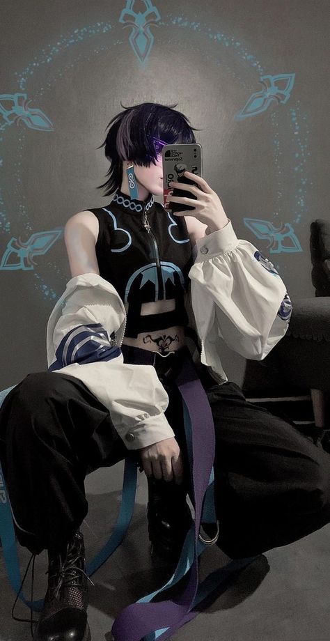 #genshin impact ; #cosplay ; #wanderer ; #scaramouche L Cosplay, Wanderer Scaramouche, Genshin Impact Cosplay, Cosplay Boy, Wanderer Art, Kushina Uzumaki, Best Cosplay, Cosplay Outfits, New Perspective