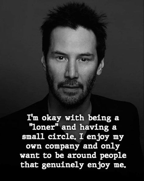 Being A Loner, Keanu Reeves Quotes, Sir Anthony Hopkins, I Am Okay, Life Choices Quotes, Amazing Inspirational Quotes, Postive Life Quotes, Self Healing Quotes, Small Circle