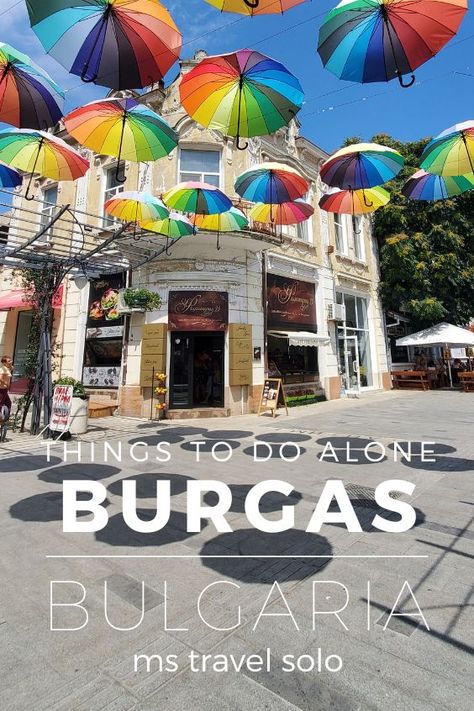 Follow my Burgas Travel Guide and learn how to get there, where to stay and all the best things to do in Burgas. Plus, I included day trip ideas so you can fully enjoy the coastal scenery. And don’t forget to pin it on your Pinterest travel board! #burgasbulgaria #thingstodoinburgas #burgasattractions #mstravelsolo Vacation 2025, Burgas Bulgaria, Coastal Scenery, Bulgaria Travel, Day Trip Ideas, Things To Do Alone, Travel Solo, Sea Coast, Minimalist Travel