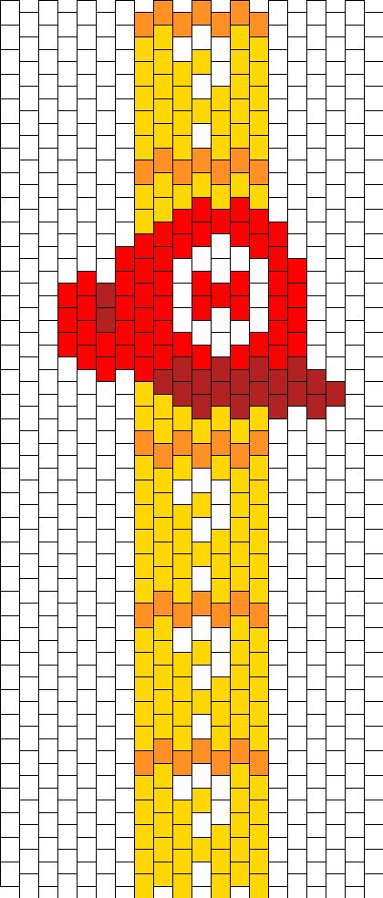 Kandi Patterns for Kandi Cuffs - Characters Pony Bead Patterns Mario Kandi, Mario Hat, Super Mario Nintendo, Kandi Cuffs, Kandi Cuff, Pony Bead Patterns, Kandi Patterns, Perler Beads Designs, Loom Patterns