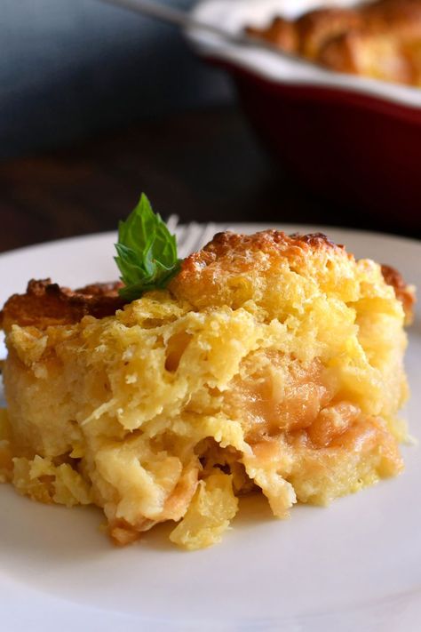 Scalloped Pineapple Souffle Pineapple Souffle Recipe, Pineapple Souffle, Scalloped Pineapple, Pineapple Stuffing, Church Desserts, Quiche Pie, Pineapple Casserole, Souffle Recipe, Pineapple Dessert