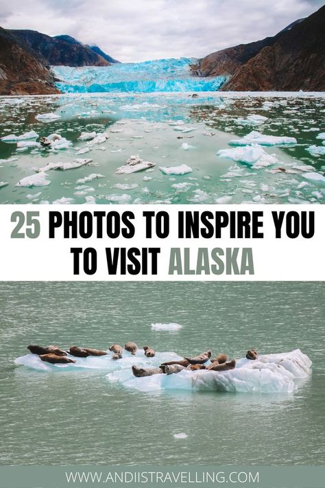 25 photos to inspire you to visit ALASKA Gems Photography, Working On A Cruise Ship, Alaska Cruise Excursions, Alaska Bucket List, Alaska Map, Alaska Photography, Trip To Alaska, Photography Bucket List, Travel Alaska