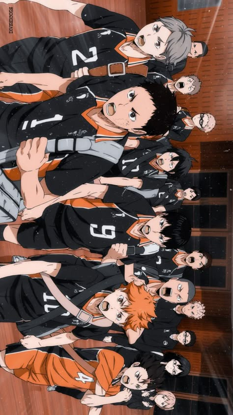 Haikyuu Number 6, Wallpaper Anime Haikyu, Karasuno Team Wallpaper, Haikyuu Wallpaper 4k, Karasuno Wallpaper, Haikyu Wallpaper, Haikyu Karasuno, Karasuno Team, Karasuno High School