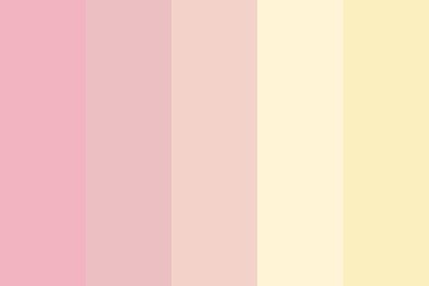 Pink Lemonade color palette Sunset Color Palette, Yellow Palette, Sunset Color, Color Palette Challenge, Pink Palette, Color Schemes Colour Palettes, Color Palette Pink, Pastel Colour Palette, Color Palette Design