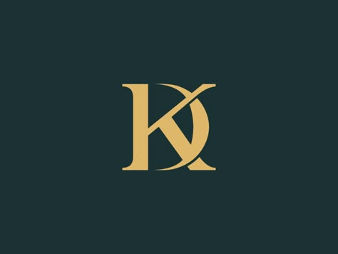 KD monogram Dk Tattoo Designs, Dk Logo Design Fonts, K Luxury Logo, Kd Logo Design Letter, D K Logo, Kd Logo Design, Dk Monogram, Kd Monogram, Kd Logo