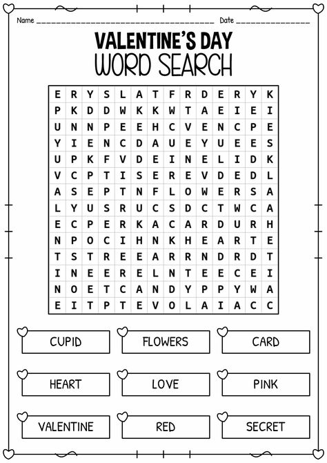 Valentine's Worksheets 3rd Grade Valentines Activity 1st Grade, Valentines Worksheets 1st Grade, Valentines Day Worksheets 2nd Grade, Grade 2 Valentines Day Activities, Valentines Activities For 4th Grade, Valentines Activities For 3rd Grade, Second Grade Fun Worksheets, Valentine’s Day Craft 1st Grade, 2nd Grade Activities Worksheets