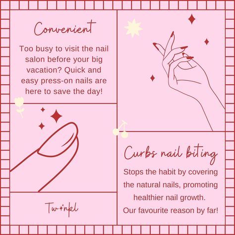 We’re totally obsessed with press-on nails, and we believe you should be too! If you’re still on the fence, here are six reasons why these alternatives to gel and acrylics are worth trying to transform your nails, making them a statement with our fabulous sets that will effortlessly elevate your look 💅✨ . . . #PressOnNails #PressOnNailsForSale #NailArtTrends #dmv #NailDesign #NailInspo #NailOfTheDay #NailsOnFleek #NailBusiness #SmallBusiness #SmallBusinessOwner #CustomNails #HandmadeNails #Na... Press On Nail Packaging Ideas, Nail Packaging Ideas, Press On Nails Packaging Ideas, Press On Nails Packaging, Press On Nail Packaging, Nail Packaging, Nails Packaging, Nails Making, Business Nails