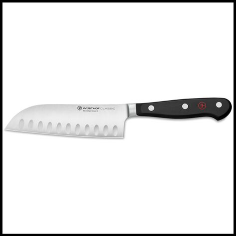 W?STHOF CLASSIC 17cm SANTOKU KNIFE *NEW Trident Logo, Head Of Lettuce, European Kitchens, Kitchen Cutlery, Santoku Knife, Straight Edge, Nebraska Furniture Mart, Kitchen Knives, Stainless Steel