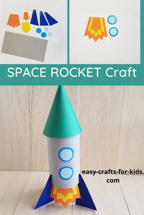 Toilet Paper Roll Spaceship, Toilet Roll Rocket, Crafts With Tp Rolls, Tp Roll Crafts For Kids, Toilet Paper Roll Airplane, Toilet Paper Roll Rocket, Paper Toilet Roll Crafts, Toilet Roll Craft For Kids, Toilet Roll Crafts For Kids