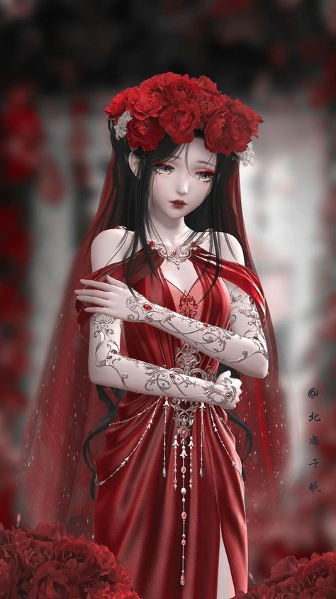 Animes Photo, Anime Barbie, Crazy High Heels, Red Spider Lily, Stylish Pic, Spider Lily, Nikki Dress, Nikki Love, Fairy Aesthetic