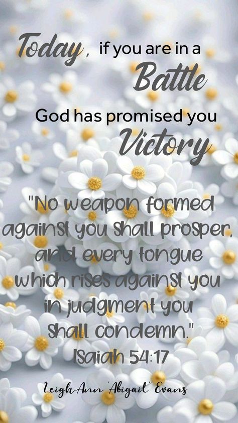 Isaiah 54:17 inspiration encouragement Isaiah 45:22, Isaiah 54:17, Isaiah 54, Rise Against, Good Prayers, Inspirational Bible Quotes, Bible Inspiration, Holy Bible, Bible Quotes