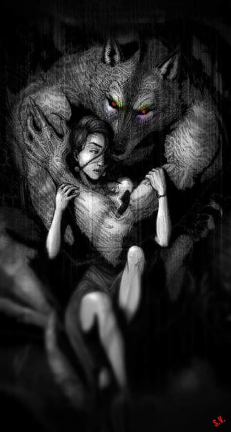 Wolves And Women, Aleister Crowley, Werewolf Art, Vampires And Werewolves, Wolf Love, World Of Darkness, 다크 판타지, Bad Wolf, Wolf Art