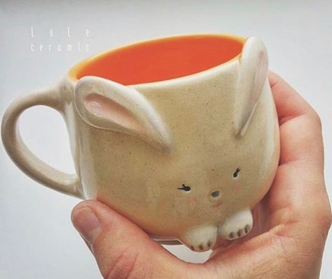 Tanah Liat, Diy Ceramic, Keramik Design, Cerámica Ideas, Animal Mugs, Clay Mugs, Bae Joohyun, Pottery Crafts, Diy Pottery