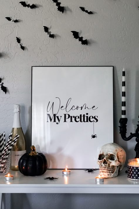 I Put A Spell On You Halloween Party, Spooky Housewarming Party, Bachelorette Party Spooky, She Found Her Boo Party, Drink Up Witches Party, Bougie Halloween Party, Spooky Bachelorette Party Decor, Ghouls Night Party, This Witch Is Getting Hitched Party