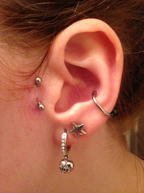 I love my conch and vertical Tragus #piercing #ear #love #pretty Tragus Vertical, Vertical Tragus Piercing, Side Of Face, Piercing Inspo, Tragus Piercing, Piercing Ideas, Tragus Piercings, Tragus, Conch