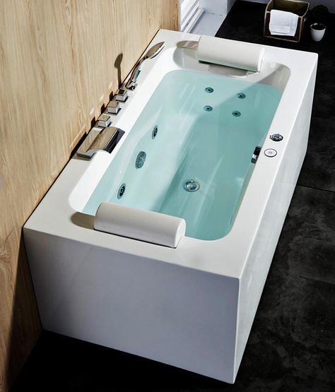 Jacuzzi Tub Remodel, Modern Jacuzzi, Bath Tub For Two, Tub For Two, Cheap Bathroom Makeover, Jacuzzi Spas, Tub Remodel, Jacuzzi Bathtub, Luxury Bathroom Master Baths