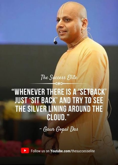 Top 25 Inspiring Gaur Gopal Das Quotes To Enrich Your Mind | THE SUCCESS ELITE Gopal Das Quotes, Guru Gopal Das Quotes, Gaur Gopal Das Quotes, Guru Gaur Gopal Das Quotes, Thoughts For Kids, Gaur Gopal Das, Good Morning Quotes Friendship, Hi Quotes, Quitting Quotes