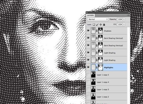 The classic illustration style used on money is something I’ve always wanted to figure out how to replicate in Photoshop. There’s plenty of Photoshop tutorials that show how to create a basic halftone line effect, but they never quite capture that authentic engraved look with plenty of shading and tone. After lots of trial and … Photoshop Tuts, Advanced Photography, Photoshop Tutorial Graphics, Classic Illustration, Photoshop Brush Set, Photoshop Techniques, Beginner Photo Editing, Affinity Photo, Photoshop For Photographers