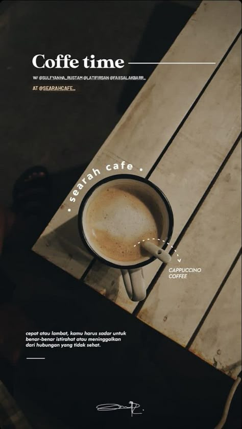 Coffee Typography, Coffee Poster Design, Typography Design Quotes, Instagram Design Creative, Coffee Shop Photography, Coffee Shot, Food Art Photography, Story Aesthetic, Coffee Instagram