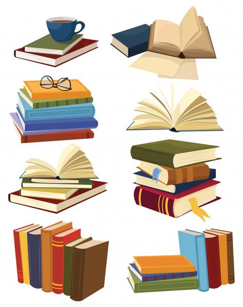 Set of books. collection of stacks of bo... | Premium Vector #Freepik #vector #cartoon Books Vector, Stacks Of Books, Library Themes, Books Illustration, An Open Book, Cartoon Books, Books Collection, Book Icons, Dog Vector