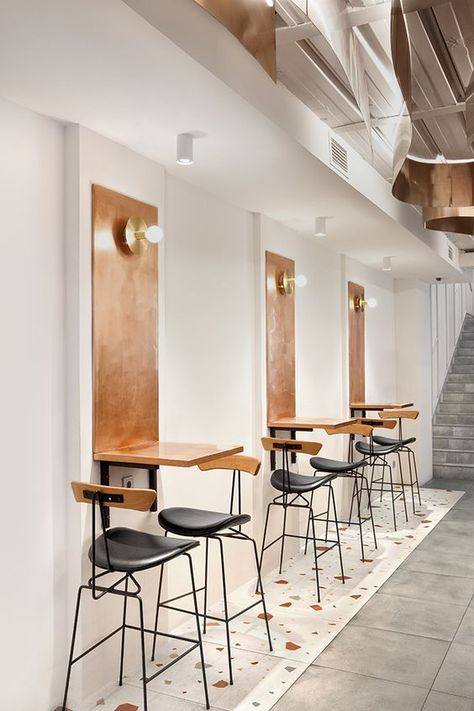 Cafe Studio Design, Coffee Reception Design, Tiny Coffee Shop Design Interior, Office Coffee Shop, Tiny Bar Ideas, Tiny Coffee Shop Design, Industrial Cafe Design, Tiny Cafe Design, Bakery Cafe Interior Design