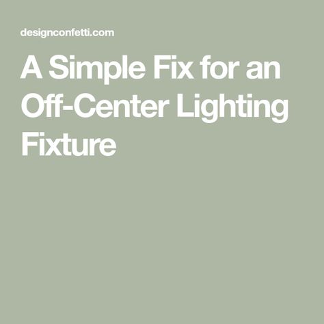 Off Center Lighting Solutions, How To Update Florescent Lighting, Florescent Light Makeover Drop Ceiling, Replace Light Box In Kitchen, How To Remove Fluorescent Light Fixture, How To Fix Off Center Light Fixture, Celing Light, Junction Boxes, Statement Lighting