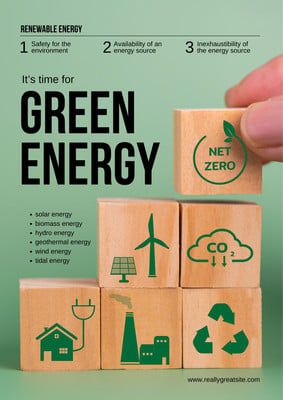 Clean Energy Poster, Energy Saving Poster, Green Energy Poster, Renewable Energy Poster, Energy Advertising, Green Energy Design, Save Energy Poster, Environment Poster, Tidal Energy