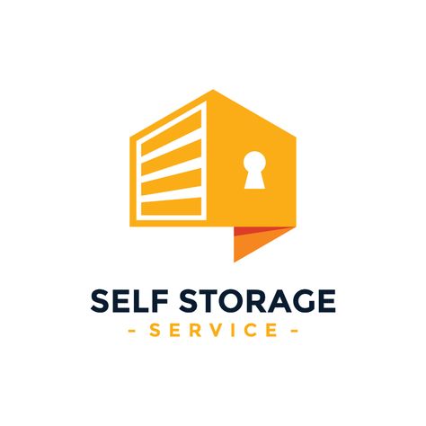 Self storage logo design template. Safe storage garage vector illustration. With concept of padlock and garage symbol combination. Storage Company Logo, Storage Logo Design, Storage Logo, Organization Logo, Blueprint Storage, Garage Logo, Management Logo, Storage Garage, Logo Design Inspiration Creative