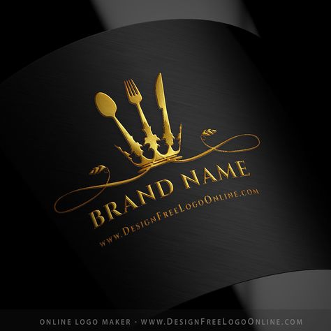 Catering Business Logo, Luxurious Restaurant, Sewing Business Logo, Resturant Logo, Food Company Logo, Food Brand Logos, Free Business Logo, Logo Maker Free, Restaurant Logos