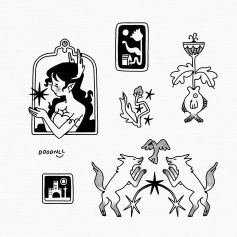 really enjoyed this magical set🧝‍♀️🧝‍♀️🧝‍♀️ — april books are open!! drop me a dm🪄 • • • #illustration #doodle #handpoke #handpoked #handpokedtattoo #stickandpoked #tattoo #machinefree #machinefreetattoo #sgtattoo Sticker Book Tattoo, Art Store Logo, Magic Book Tattoo, Magic Graphic Design, Magic Doodles, Drop Illustration, Book Doodle, Magic Illustration, Illustrative Tattoo