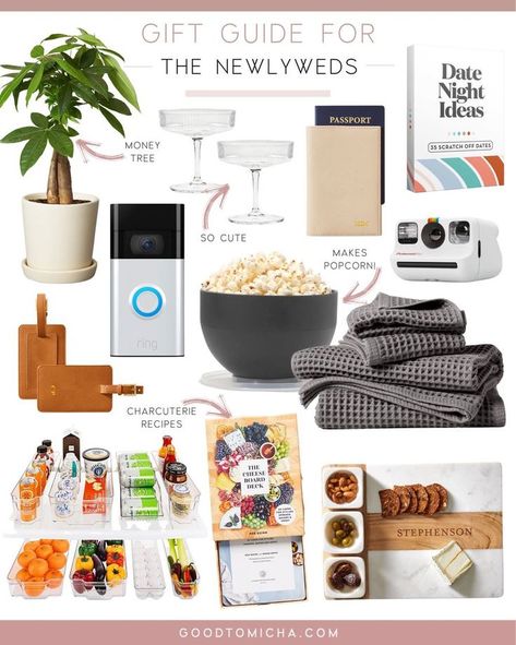 Gift guide - newlywed gifts - Christmas gifts - gift idea #LTKSeasonal #LTKGiftGuide #LTKwedding Dates Tree, Ring Video Doorbell, Ring Video, Married Gift, Video Doorbell, Charcuterie Recipes, Newlywed Gifts, Just Married, Holiday Gift Guide