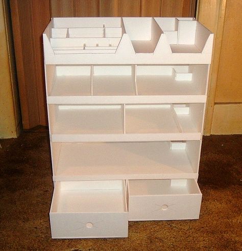 Foam Board parts and tool organizer build... | FliteTest Forum Foamboard Crafts, Foam Core Board Projects, Foamboard Projects, Foam Board Diy, Foam Board Projects, Foam Board Crafts, Cardboard Organizer, Craft Storage Organization, Core Board