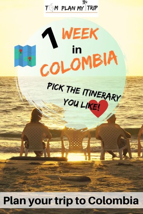 One Week In Colombia: 4 Inspiring Examples For Your Itinerary to plan your trip to Colombia: Cartagena, Medellin, Bogota and Cali. Colombia Itinerary, Colombia Travel Guide, Solo Trips, Trip To Colombia, Visit Colombia, South America Destinations, Colombia Travel, Central America Travel, Cali Colombia