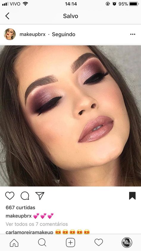 21st Birthday Makeup Ideas, Makeup Ideas Natural Glam, Plum Eye Makeup, 21st Birthday Makeup, Birthday Makeup Ideas, Plum Makeup, Color Uva, Plum Eyeshadow, Makeup Ideas Natural