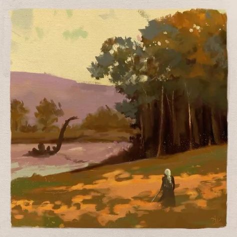 Anurag (अनुराग) on Instagram: "Color Study part 3 Today I tried to recreate an oil painting inspired by painting from @raja.nandepu   Missed a lot of basics if I had to make in traditional oil painting for example the under painting, canvas primer🙈   Will try to master this oil impression soon. #oilpainting #procreate #timelapse #artstudy #artreplica #studyart #paintingtechniques #oilpaintings #digitalart #fantasyart" Environment Painting Tutorial, Raja Nandepu, Procreate Timelapse, Under Painting, Environment Painting, Digital Oil Painting, Color Study, Color Studies, Art Studies