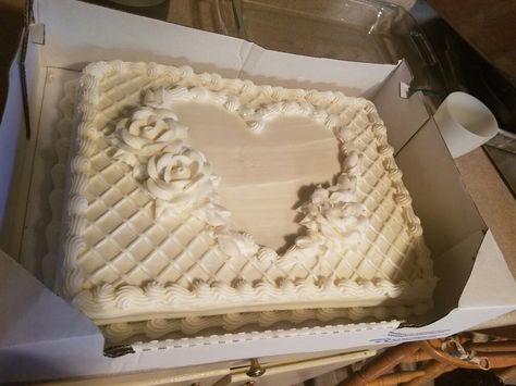 Costco wedding cake $20 Costco Sheet Cake Wedding, Costco Cake Wedding, Costco Wedding Cake, Sheet Wedding Cake, Sheet Cake Wedding, Wedding Sheet Cake Ideas, Costco Wedding Cakes, Costco Sheet Cake, Costco Cake