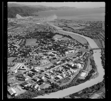 Lower Hutt, Wellington | Record | DigitalNZ Lower Hutt, Wellington New Zealand, Aerial Photograph, What Can I Do, Wellington, City Photo, New Zealand, Alexander, History