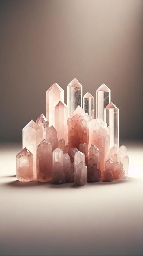 Cristales Aesthetic, Rose Quartz Aesthetic, Crystal Wallpaper, Crystal Photography, Rose Quartz Healing, Love And Healing, Peaceful Mind, Crystal Aesthetic, Best Meditation