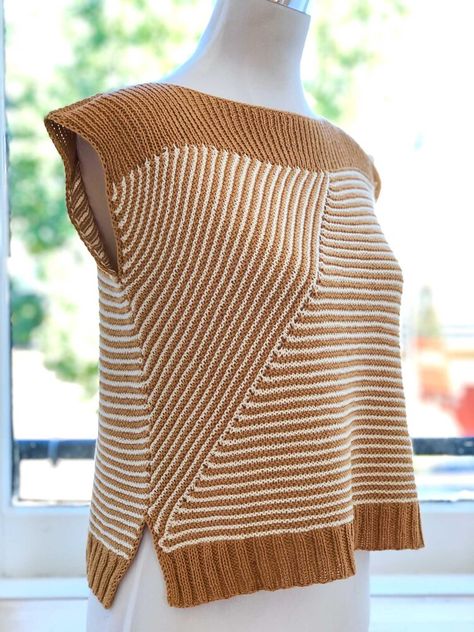 Nasreen, A Hand Knit Summer Top — Loom & Spindle Knit Summer, Summer Knit Tops, Diy Textiles, Cute Graphic Tees, Girls Cardigan, Honey Butter, Knitwear Fashion, Hat Knitting Patterns, Poncho Sweater